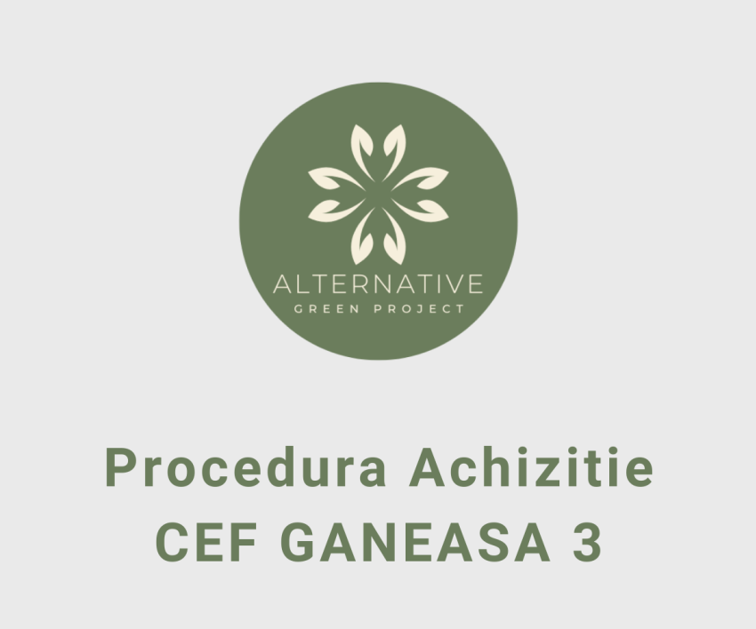 Procedura de achizitie CEF GANEASA 3